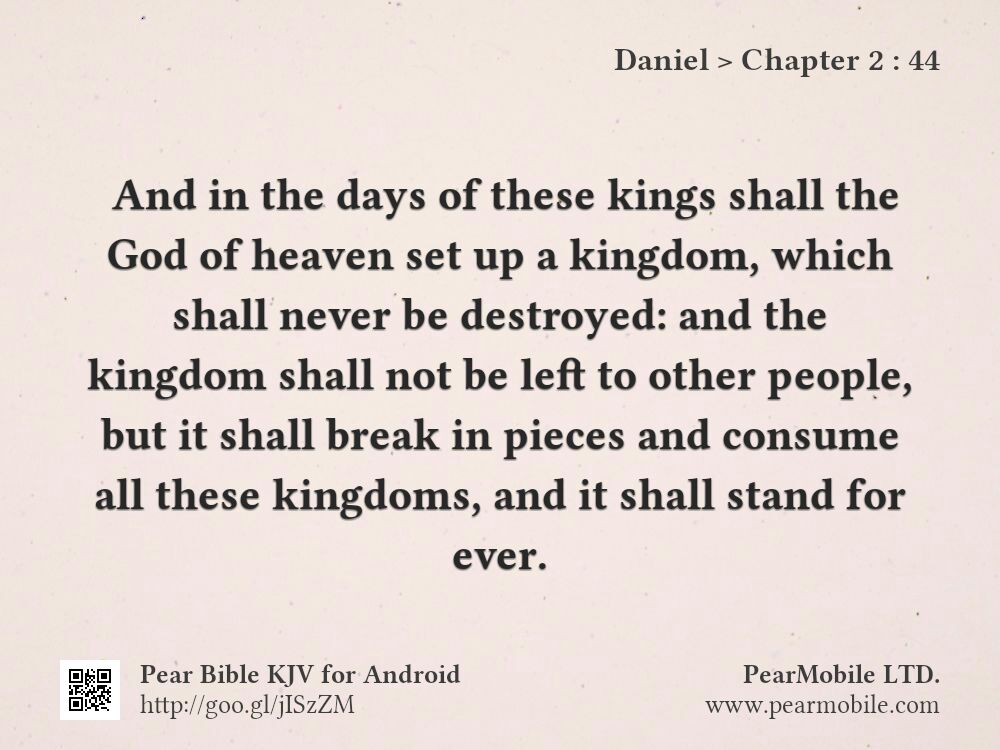 Daniel, Chapter 2:44